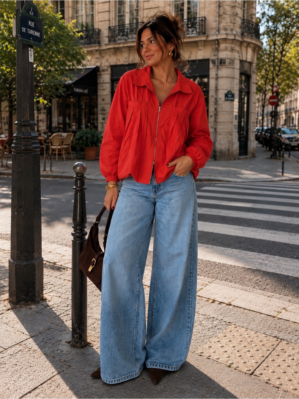 Marni Red Zip-Front Lightweight Jacket